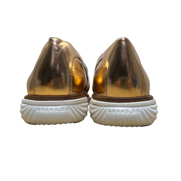 Cole Haan Women’s Rose Gold Metallic Leather Grandevolution Loafers Size 8.5 - Picture 5 of 8